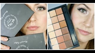 RCMA Makeup VK Palette  Review amp DEMO [upl. by Aihsikal]