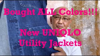 Unboxing and Product Review Of UNIQLO Utility Jackets In 4 Colors [upl. by Tertia]