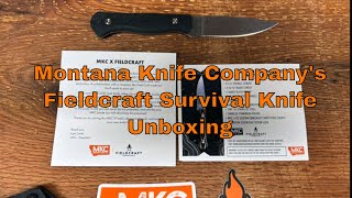 Unboxing The Fieldcraft Survival Knife From Montana Knife Company [upl. by Almond]