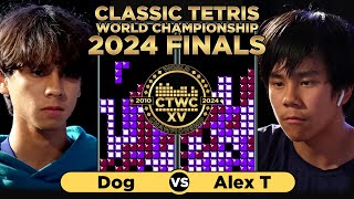 DOG vs ALEX T  Classic Tetris World Championship 2024 Finals [upl. by Onateyac16]