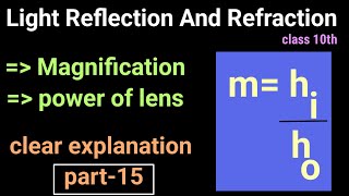 10th class physical science light reflection and refraction clear explanation part 15 by SMR sir [upl. by Laurene]