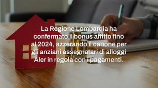 Bonus affitto 2024 per gli anziani come richiederlo requisiti [upl. by Burris]