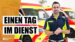 Einen Tag im Rettungsdienst  Marius bei Veritas Ambulanz [upl. by Ralli]