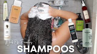 Curlsmas Day 12 13  Week Of Favorites Shampoos  High End  Affordable Options SulfateFree [upl. by Gunning]