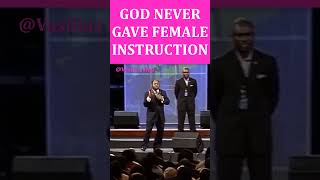 God Never gave Female instruction by Dr Myles Munroe [upl. by Eanad]