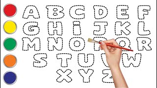 How to Write Letters for Children  Teaching Writing ABC for Preschool  Alphabet for Kids [upl. by Naillimixam]