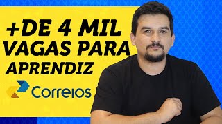 CONCURSO CORREIOS JOVEM APRENDIZ   DE 4 MIL VAGAS [upl. by Yelreveb]