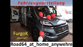 Wohnmobil Neuheit  10 FurgoK quotMünchenquot auf Fiat [upl. by Hnib962]