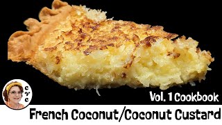 Old Fashioned Coconut Custard Pie  Classic Buttermilk Recipe  How to Cook Tutorial [upl. by Lednek]