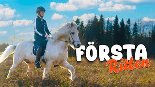 Rider ut första gången [upl. by Soilissav]