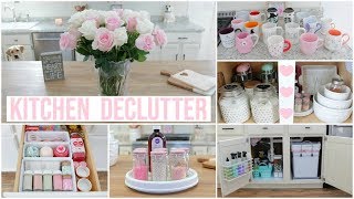 Huge Kitchen Declutter  Kitchen Organization Ideas  Mugs Under Kitchen Sink Drawer Organization [upl. by Nyledaj]