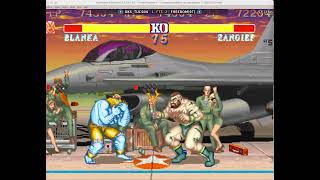 blanka vs zangief  DKSTUCS0N 정인투싼 FT3 FREEDOM07 스트리트파이터2 [upl. by Haerr]