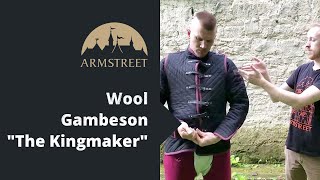 Woolen gambeson quotThe Kingmakerquot [upl. by Siramaj23]