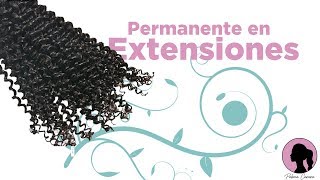 ¿Cómo hacer permanente en las extensiones pelo natural [upl. by Redyr]