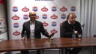 TUTO Hockey  Vaasan Sport 2022014 Lehdistötilaisuus [upl. by Namlak178]