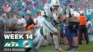 New York Jets vs Miami Dolphins Game Highlights  NFL 2024 Season Week 14 [upl. by Naujit]