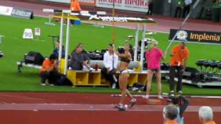 Yelena Isinbayeva New World Record 506  Zurich Golden League 280809 [upl. by Arleta750]