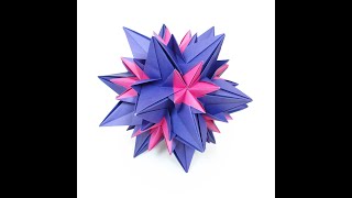 Zosma Kusudama  how to fold units [upl. by Browning663]