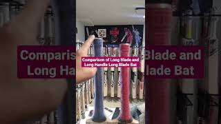 Comparison of Long Blade and Long Handle Long Blade Cricket Bat shorts shortsvideo viral [upl. by Etty545]