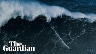 The biggest wave ever surfed Sebastian Steudtner eyes record from Nazaré [upl. by Marlene906]