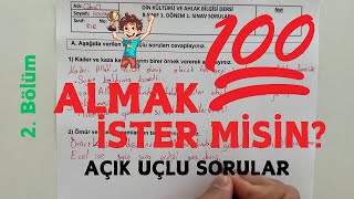 8 Sınıf Din Kültürü 1 Dönem 1 Yazılı 2 [upl. by Elak239]