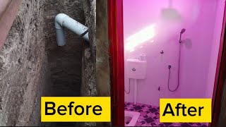 How He turned a pit latrine into a modern WC Toilet Easiest and cheapest way [upl. by Nauqad]