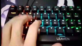 leaven k620 mechanical keyboard [upl. by Aisereht18]