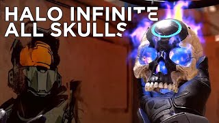 Halo Infinite  ALL 12 SKULLS LOCATIONS Campaign Skulls [upl. by Siednarb]