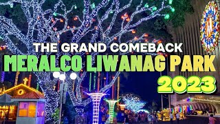 Meralco Liwanag Park 2023 Grand Opening  The Popular Christmas Park In Ortigas Pasig City is back [upl. by Maxantia]