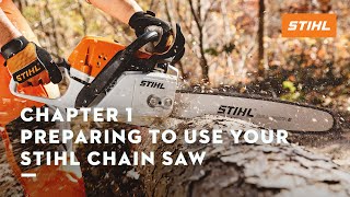 Chapter 1 Preparing To Use Your STIHL Chain Saw  STIHL Tutorial [upl. by Salvidor]