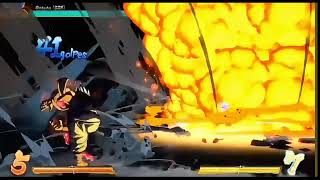 combo 100 gogeta ssb fighterZ [upl. by Joshia]