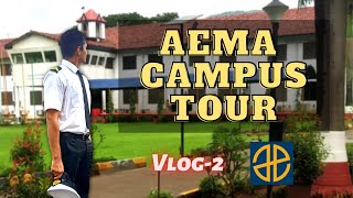 AEMA Campus Tour  Best Merchant Navy College  ANGLO EASTERN MARITIME ACADEMY NAVAL NIKHILVlog2 [upl. by Aley]