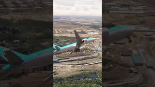 Go Around Korean Air Boeing 777 Landing at Adolfo Suárez Madrid–Barajas Airportshorts [upl. by Hege]