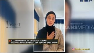 KLARIFIKASI PERCERAIANNYA  PAULA BANTAH LAKUKAN PERSELINGKUHAN  INSERT HARI INI TRANS TV [upl. by Iruahs]