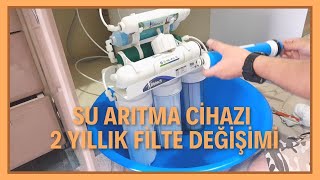 SU ARITMA CİHAZI 2 YILLIK FİLTRE DEĞİŞİMİ NASIL YAPILIR lifetech buzsu [upl. by Shirk]