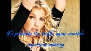 Stealing Kisses Lyrics Faith hill [upl. by Lombardi]