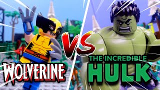 Hulk vs Wolverine Lego Stop Motion [upl. by Brainard]