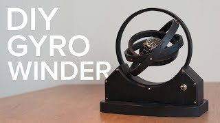 Make a beautiful DIY gyro watch winder from plywood [upl. by The]