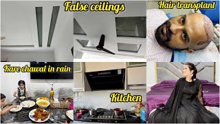 False Cieling mn Glass installed  Waqas hair transplant update [upl. by Edurtreg]