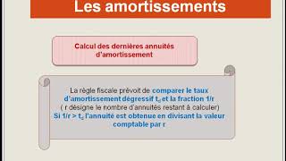 Les amortissements  lamortissement dégressif [upl. by Biagi]