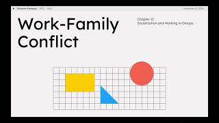 WorkFamily Conflict Presentation [upl. by Behnken]