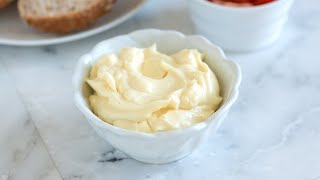 FailProof Homemade Mayonnaise Recipe [upl. by Kliber]