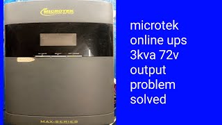 microtek online ups 3kva 72v output problem solved [upl. by Erek]