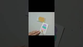 cute ice cream stickertrandingvideo art sorts diy [upl. by Aredna361]