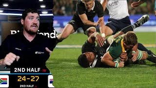 Springbok fan reacts to epic win vs All Blacks [upl. by Eiramadnil]