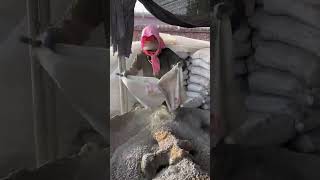 Cement mortar mixing process Good tools and machinery can increase work efficiency [upl. by Dorman]