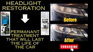 How to Permanently Restore Headlights Made Easy amp Cheap [upl. by Massimiliano]