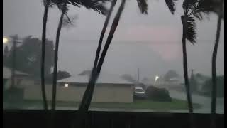 Bundaberg Queensland Australia Heavy rain and thunderstorms today 202236 [upl. by Perreault]