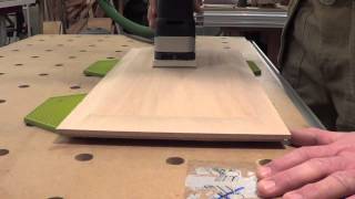 Building Kitchen Cabinets part 16 Sanding the raised panels [upl. by Idnil]