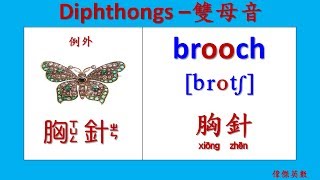 abc音標發音  oo的發音KK Phonics  Diphthong Vowel pronunciation for letters oo [upl. by Nahshu]